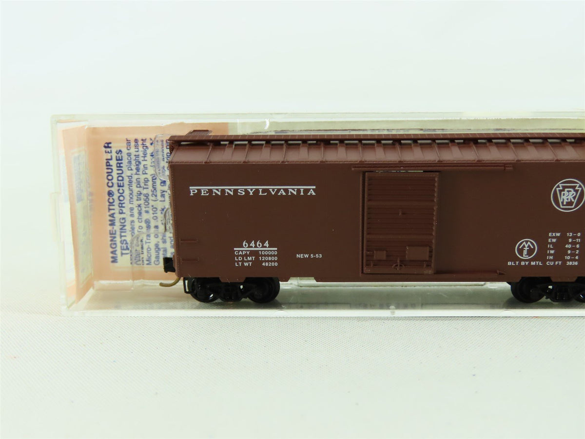 N Scale Micro-Trains MTL 6464-200 PRR Pennsylvania 40&#39; Boxcar #6464