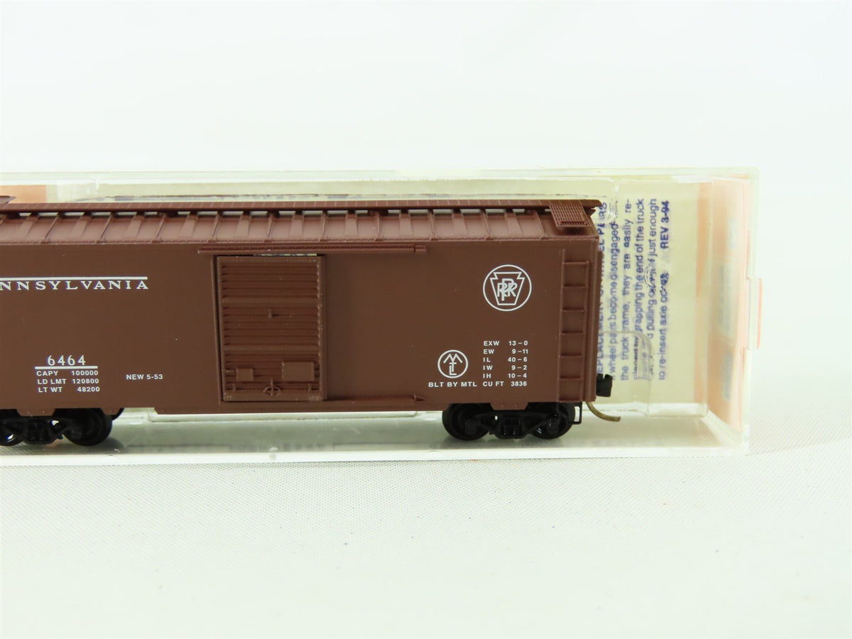 N Scale Micro-Trains MTL 6464-200 PRR Pennsylvania 40&#39; Boxcar #6464