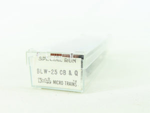 N Scale Micro-Trains MTL BLW-25 CB&Q Burlington 40' Boxcar #30055