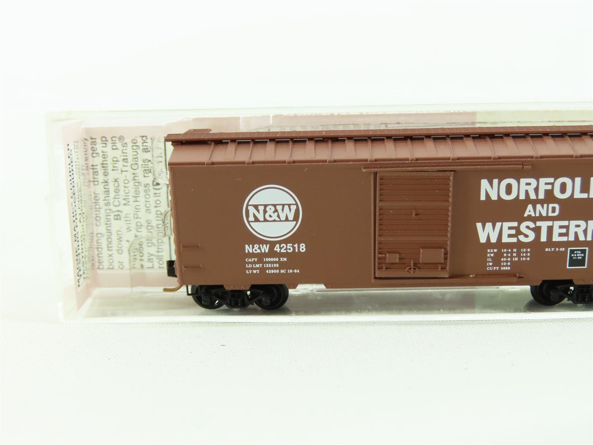 N Scale Micro-Trains MTL NSC 12-00 N&amp;W Norfolk &amp; Western 40&#39; Boxcar #42518