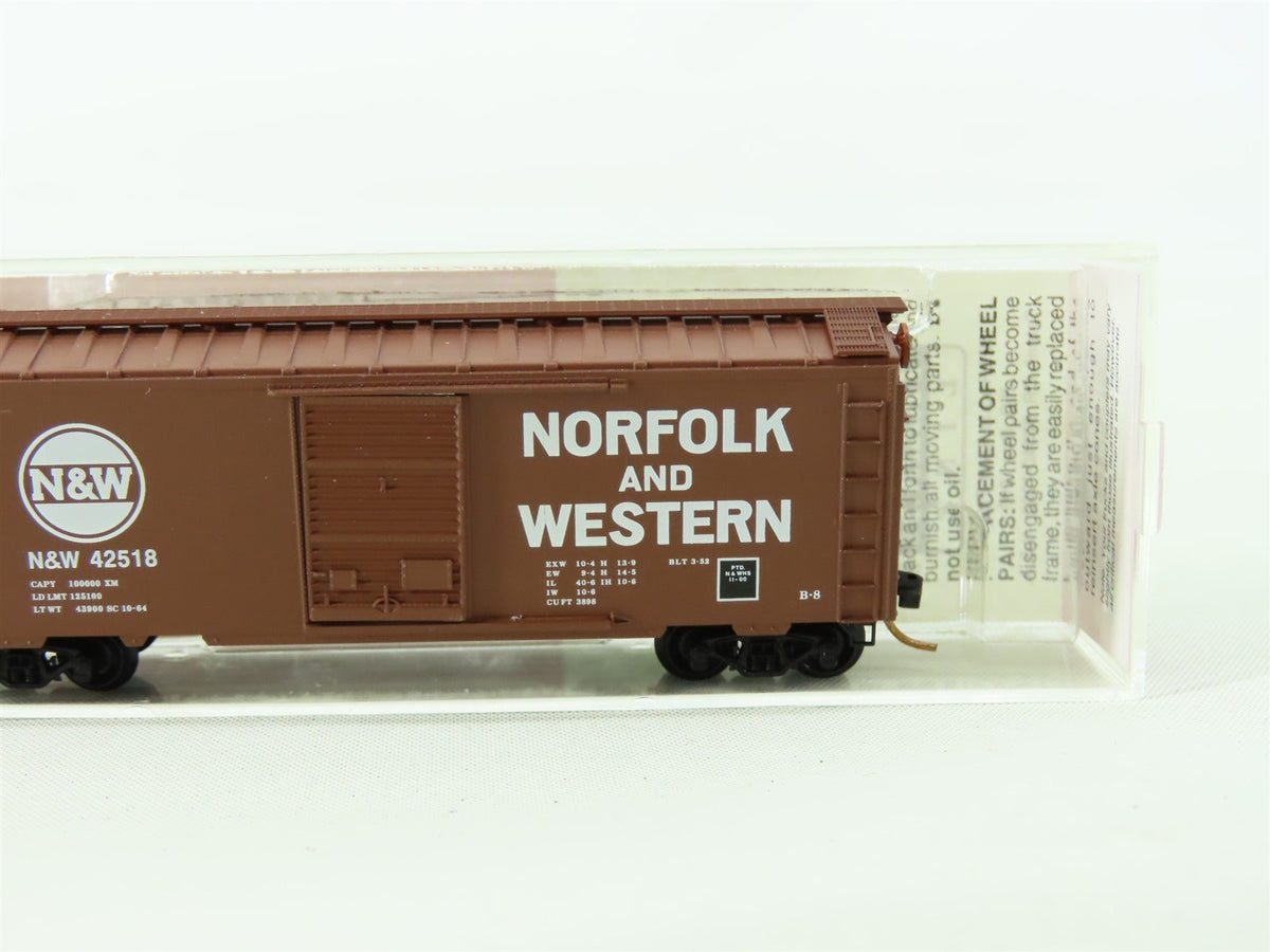 N Scale Micro-Trains MTL NSC 12-00 N&amp;W Norfolk &amp; Western 40&#39; Boxcar #42518