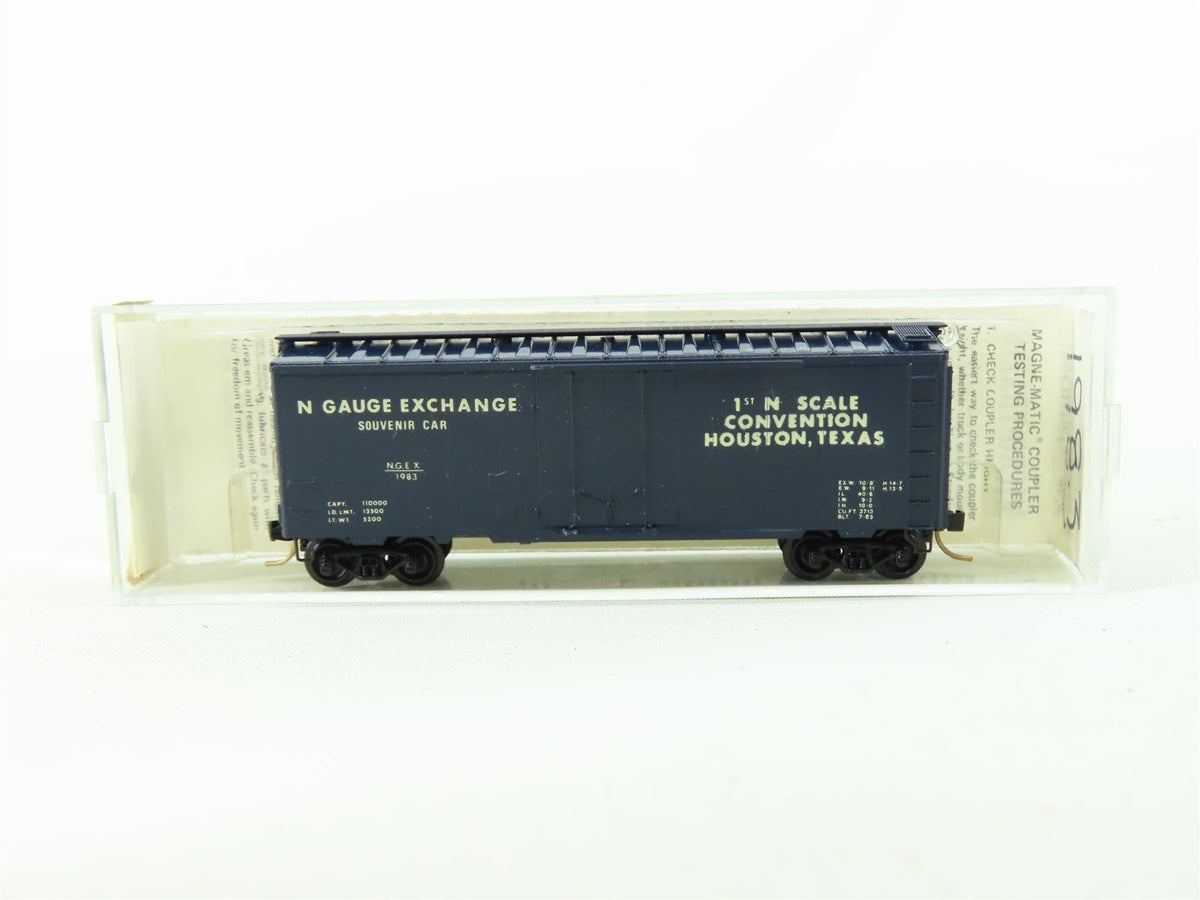 N Scale Micro-Trains MTL Special Run NGEX N Gauge Exchange 40&#39; Boxcar #1983