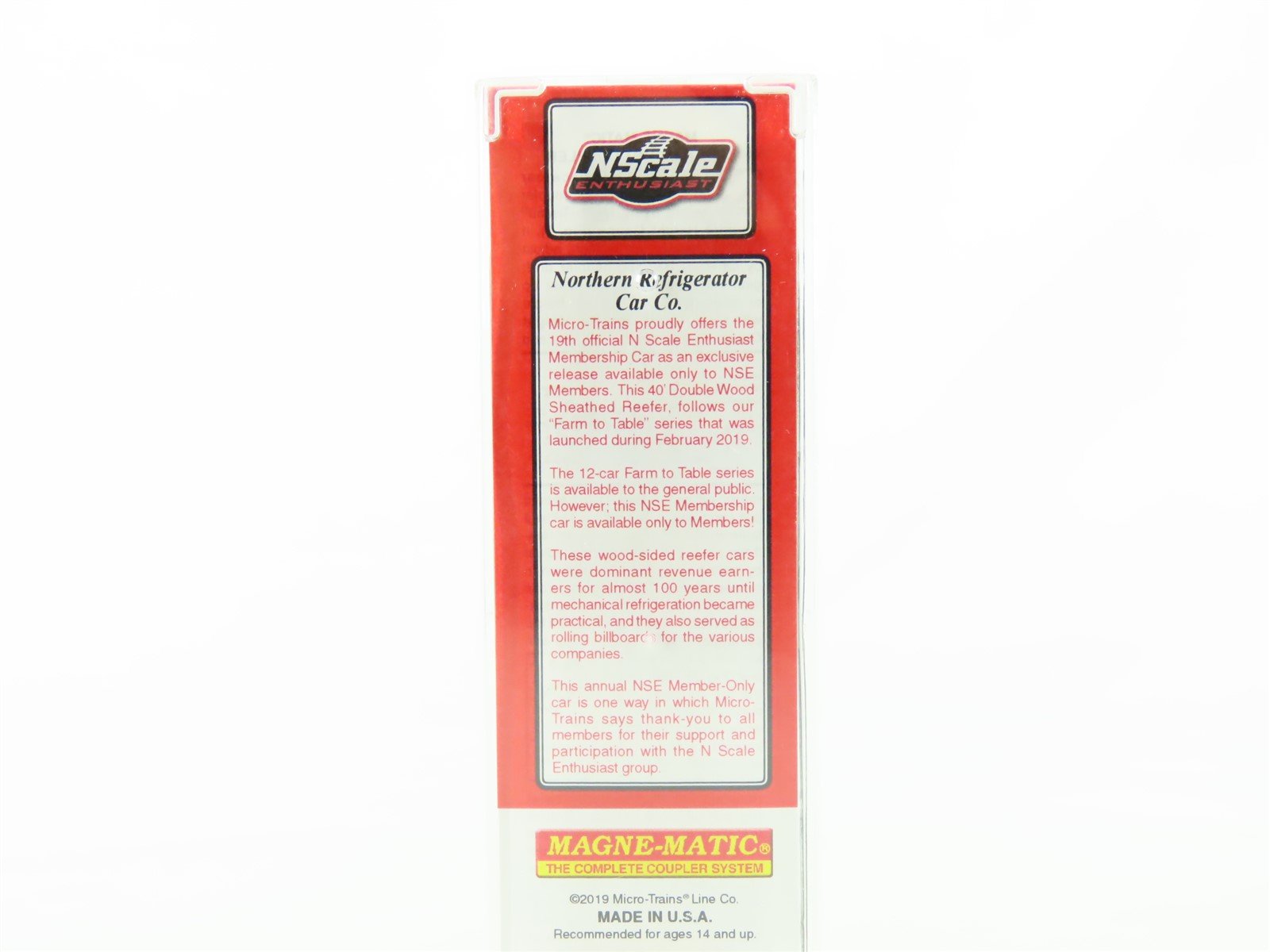 N Scale Micro-Trains MTL NSE 19-01 Northern Refrigerator 40' Wood Reefer #7100
