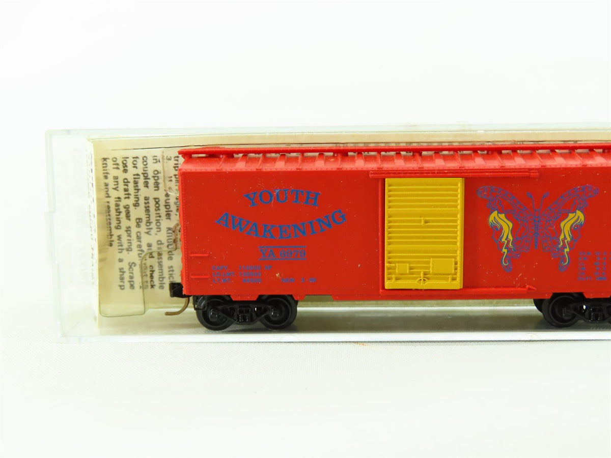 N Scale Micro-Trains MTL Special Run YA Youth Awakening 40&#39; Boxcar #6979