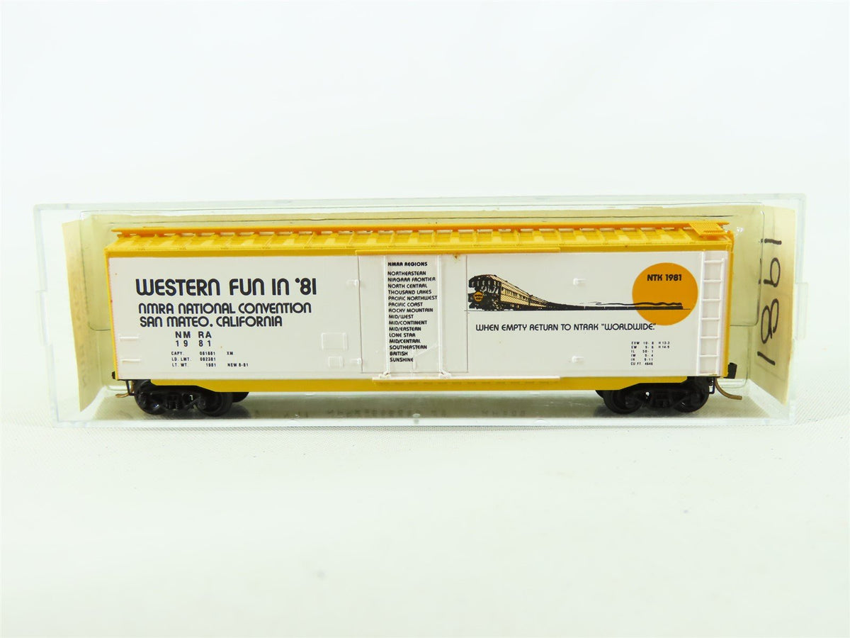 N Scale Micro-Trains MTL National Convention 51&#39; Mech Reefer Western Fun in &#39;81