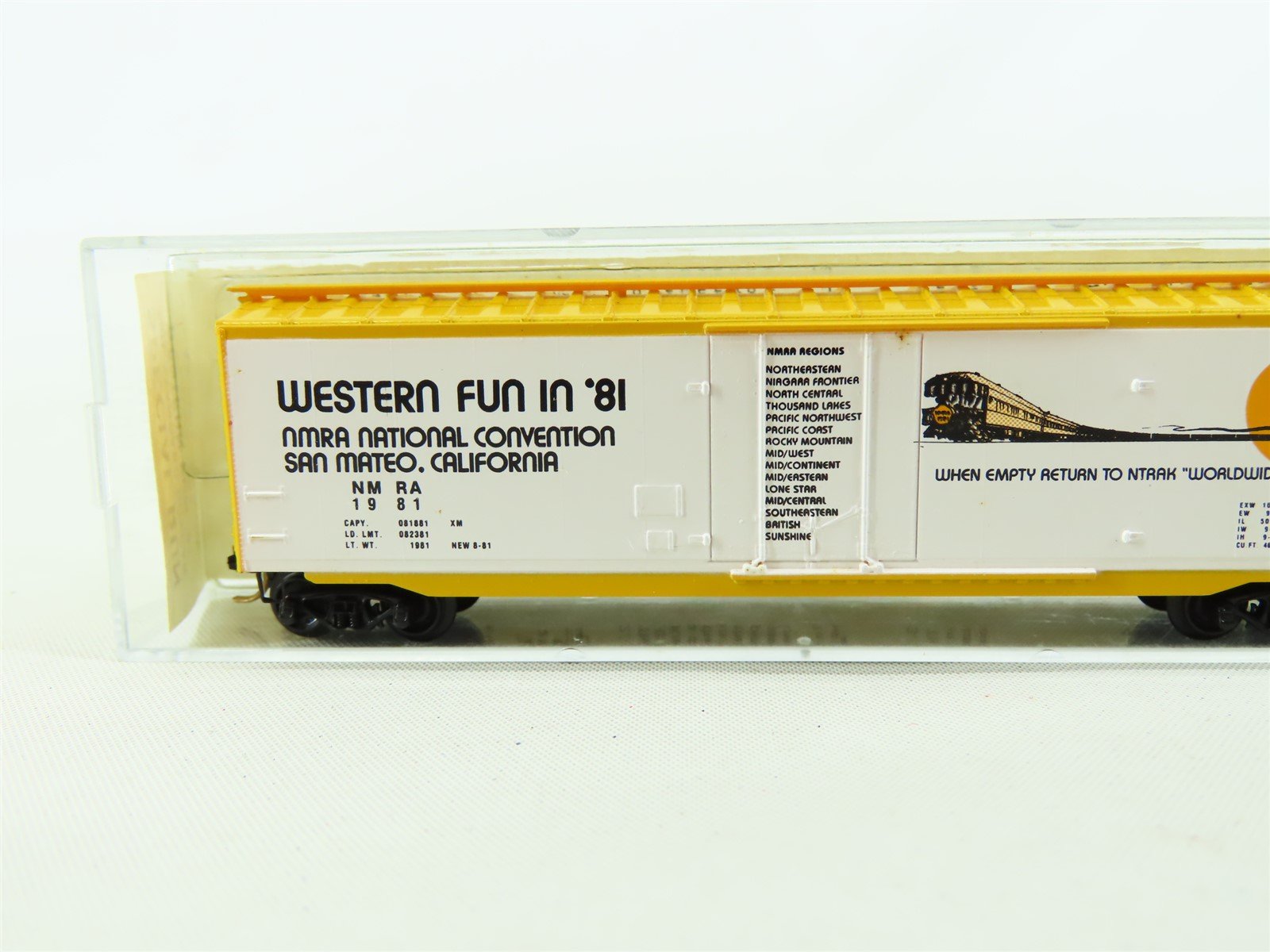 N Scale Micro-Trains MTL National Convention 51' Mech Reefer Western Fun in '81