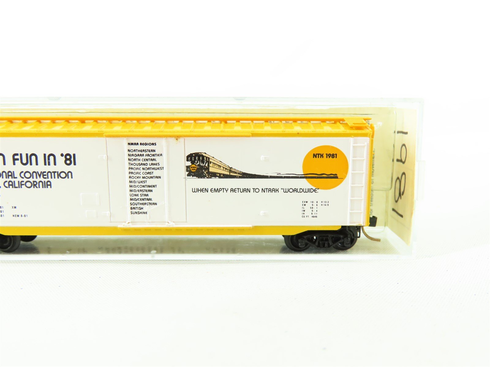 N Scale Micro-Trains MTL National Convention 51' Mech Reefer Western Fun in '81