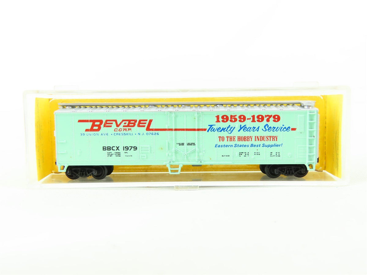 N Scale Atlas BBCX Bev-Bel 25 Years 51&#39; Mech Reefer #1979