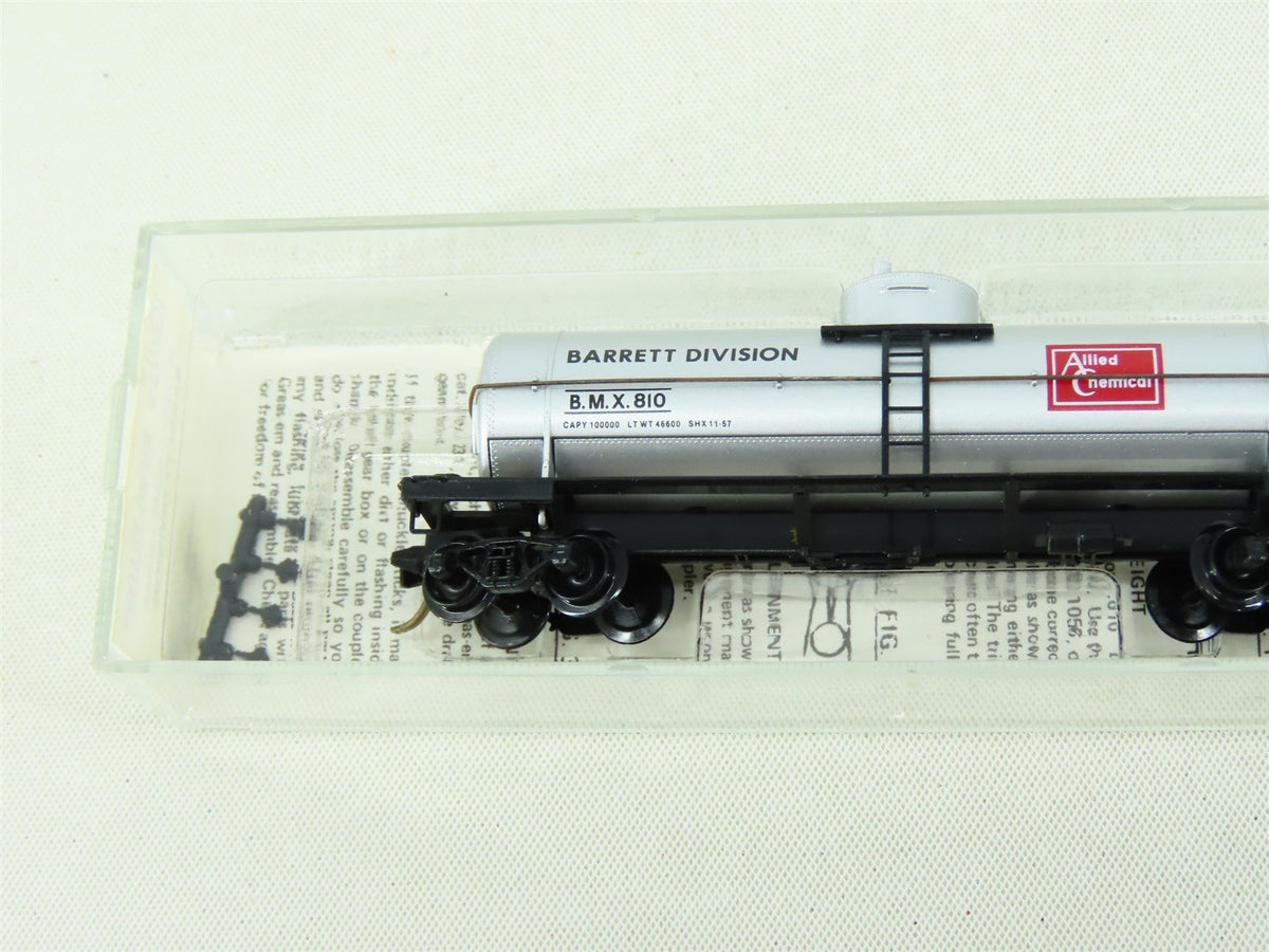 N Scale Micro-Trains MTL 65210 BMX Barrett 39&#39; Single Dome Tank Car #810