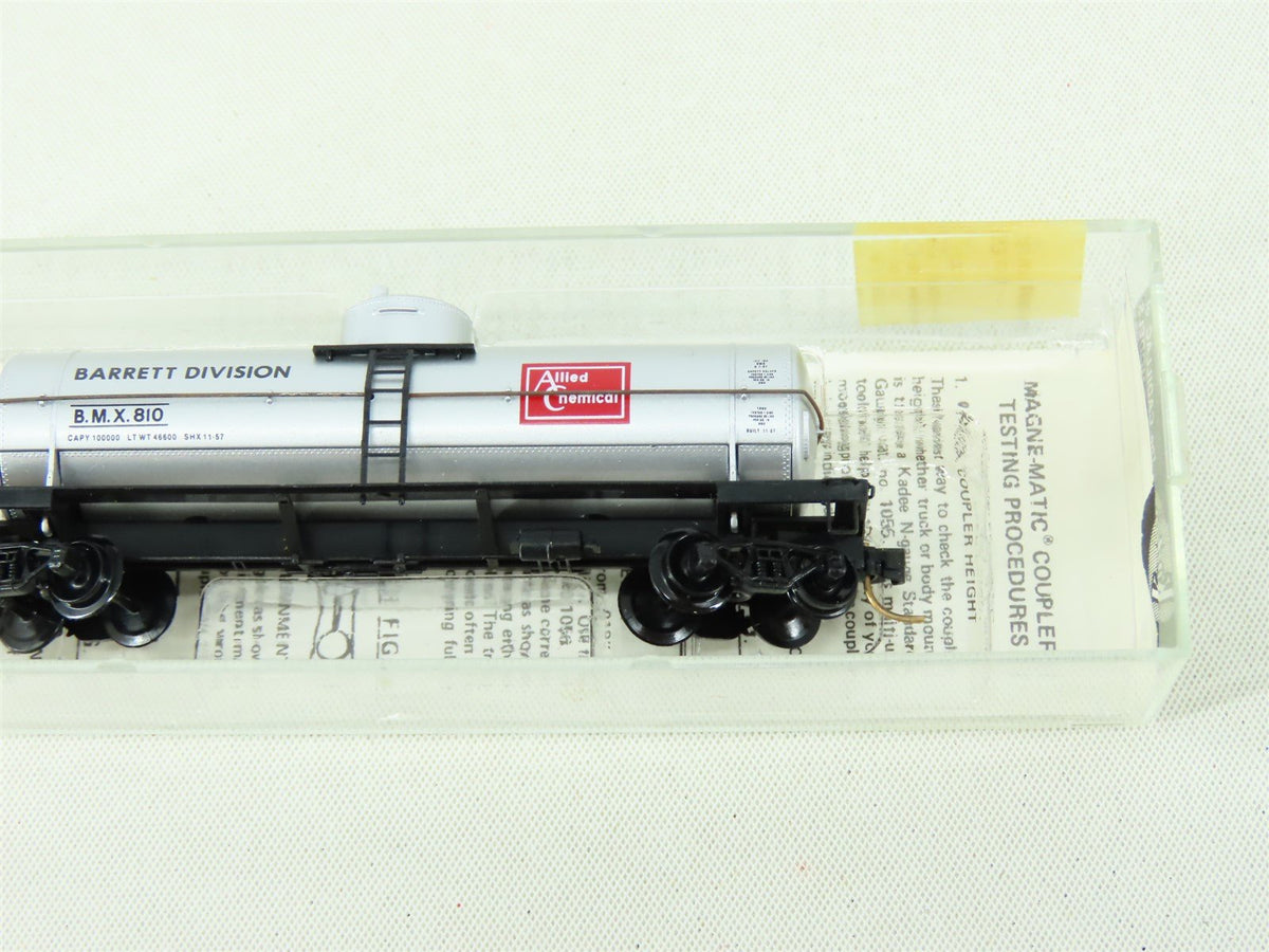 N Scale Micro-Trains MTL 65210 BMX Barrett 39&#39; Single Dome Tank Car #810