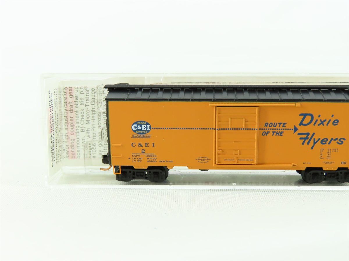 N Scale Micro-Trains MTL 02000702 C&amp;EI Chicago &amp; Eastern Illinois 40&#39; Boxcar #2