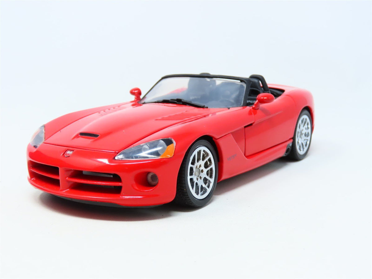 1:24 Scale Franklin Mint Limited Edition Red 2003 Dodge Viper SRT-10 w/ COA