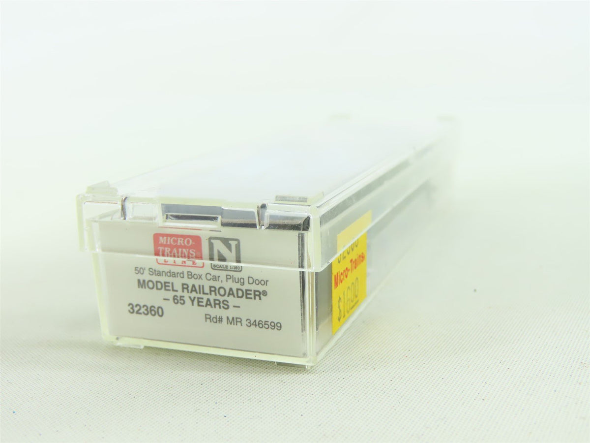 N Scale Micro-Trains MTL 32360 MR Model Railroader 65 Years 50&#39; Boxcar #346599