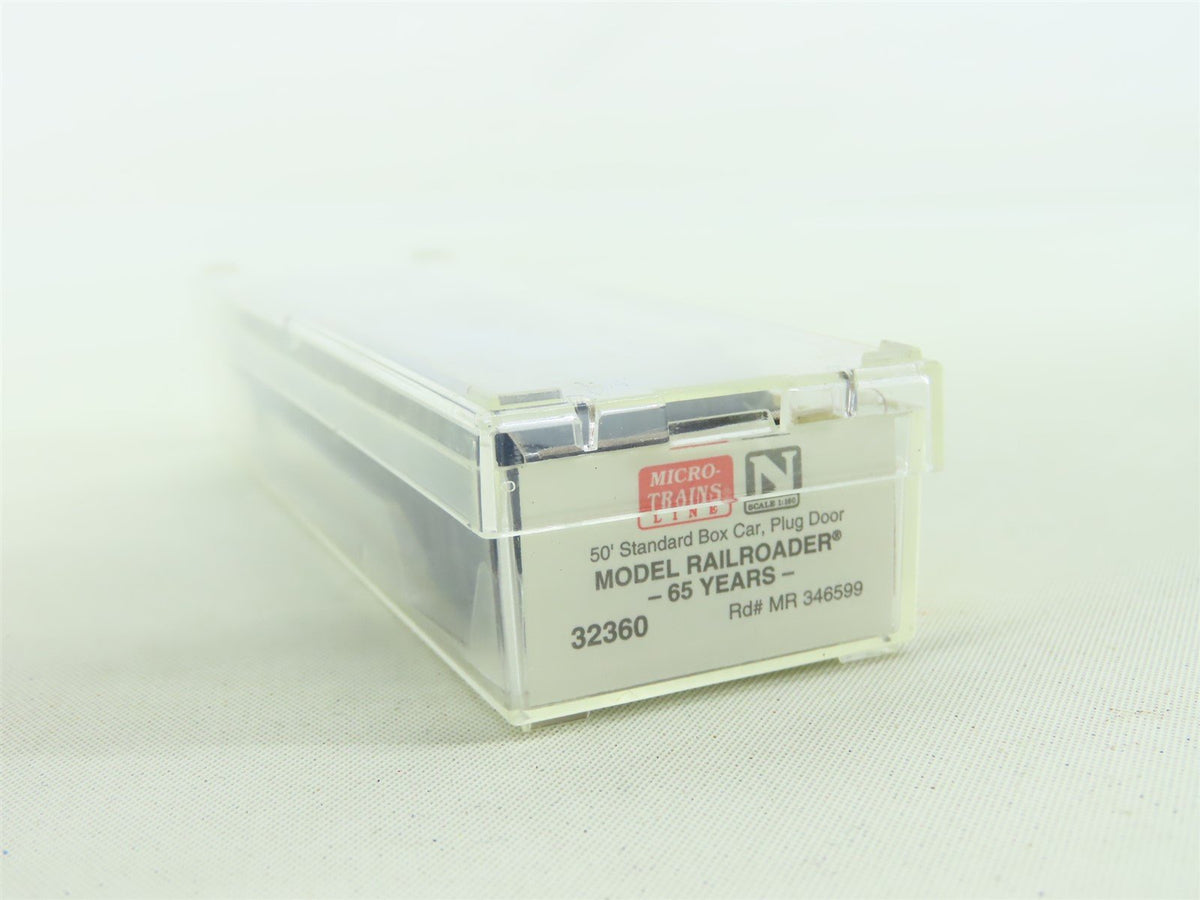 N Scale Micro-Trains MTL 32360 MR Model Railroader 65 Years 50&#39; Boxcar #346599