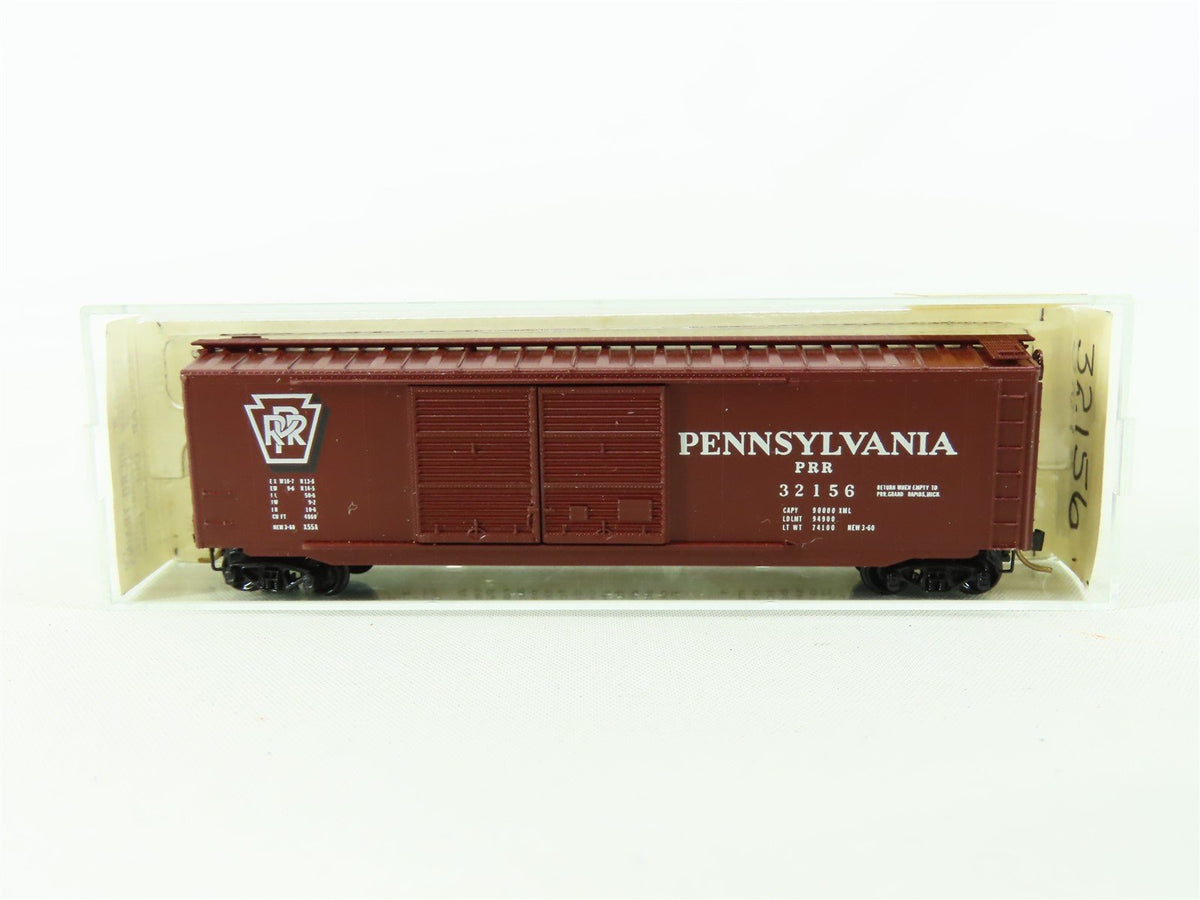 N Scale Micro-Trains MTL 34080 PRR Pennsylvania 50&#39; Boxcar #32156