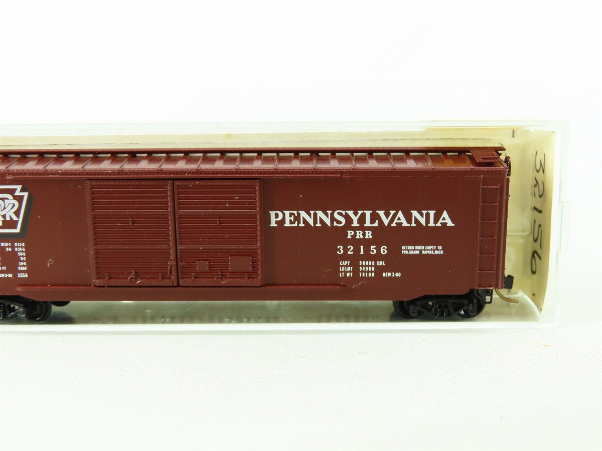 N Scale Micro-Trains MTL 34080 PRR Pennsylvania 50&#39; Boxcar #32156