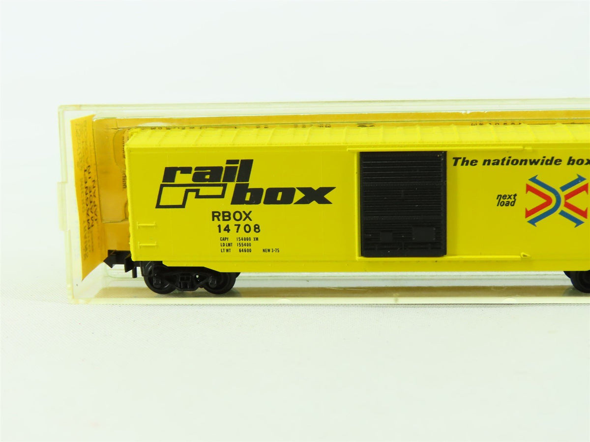 N Scale Micro-Trains MTL/Kadee 39021 RBOX Rail Box 50&#39; Boxcar #14708