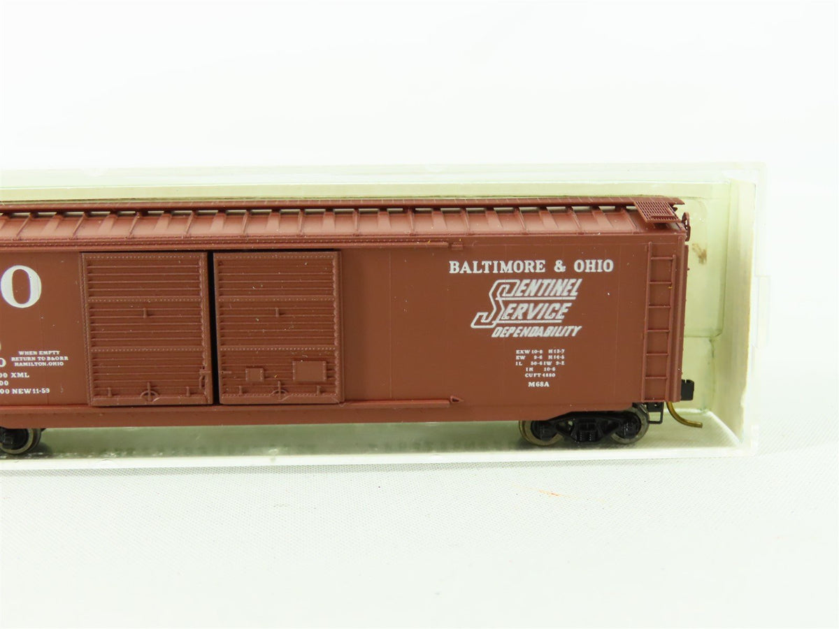 N Micro-Trains MTL/Kadee 34151 B&amp;O Baltimore &amp; Ohio Boxcar #471310 - Blue Label