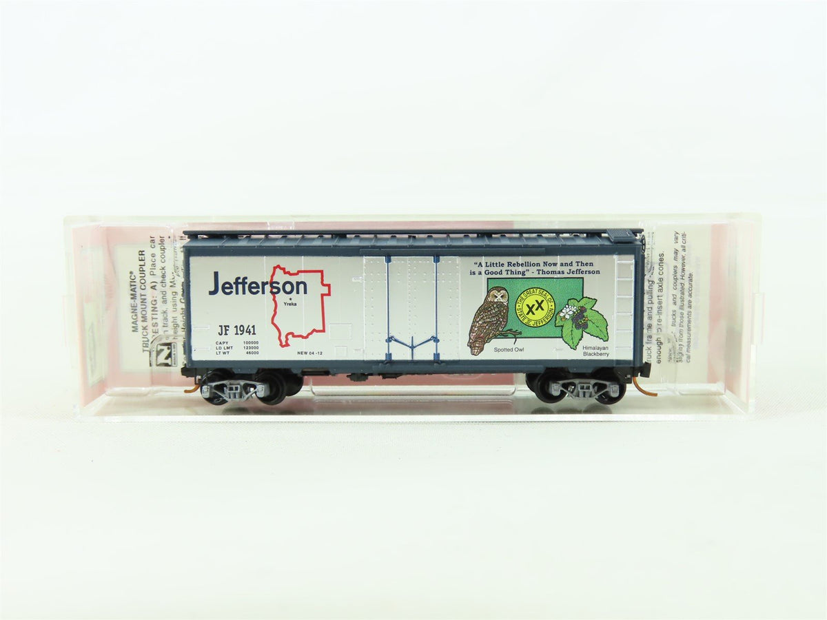 N Scale Micro-Trains MTL NSE 12-01 JF Jefferson 40&#39; Boxcar #1941