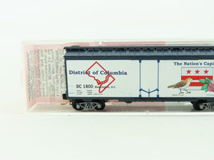 N Scale Micro-Trains MTL NSC 4-03 DC District of Columbia 40' Boxcar #1800