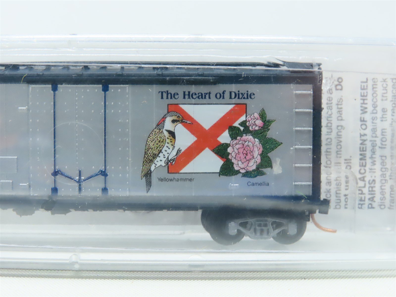 N Scale Micro-Trains MTL 21372 AL Alabama State 40' Box Car #1819 Sealed