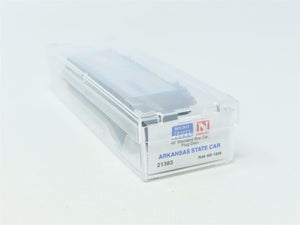 N Scale Micro-Trains MTL 21383 AR Arkansas State 40' Plug Door Box Car #1836
