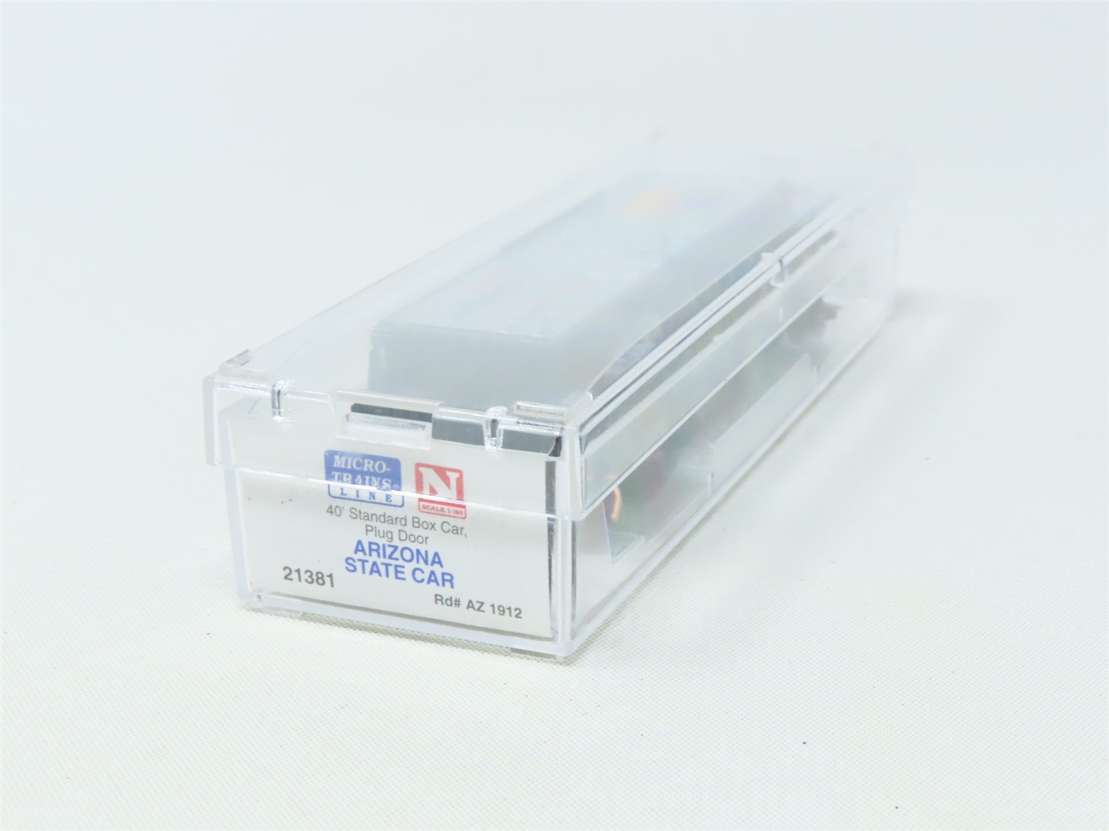 N Scale Micro-Trains MTL 21381 AZ Arizona State 40' Plug Door Box Car #1912