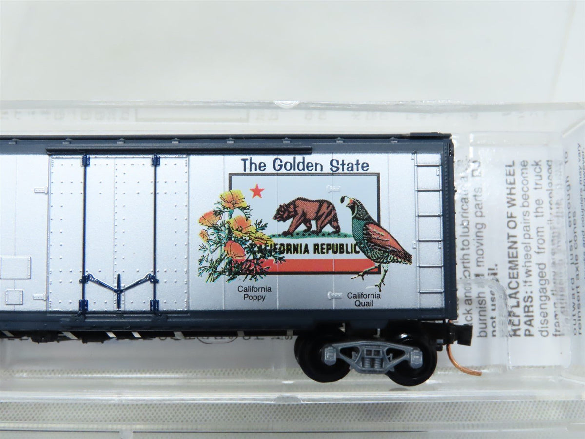 N Scale Micro-Trains MTL 21330 CA California State 40&#39; Plug Door Box Car #1850