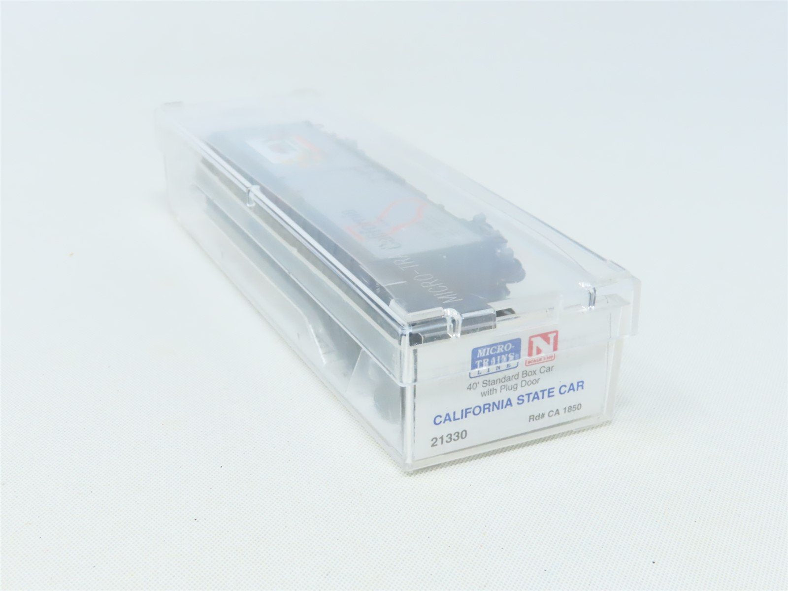 N Scale Micro-Trains MTL 21330 CA California State 40' Plug Door Box Car #1850