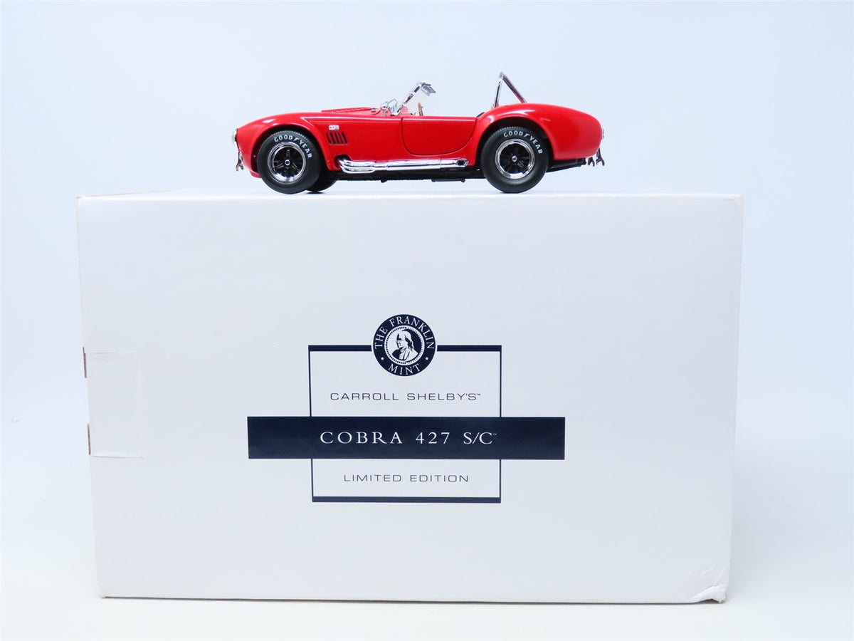 1:24 Scale Franklin Mint #B11C592 Die-Cast Red 1966 Shelby Cobra