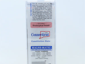 N Scale Micro-Trains MTL 02100412 CT Connecticut State 40' Box Car #1788