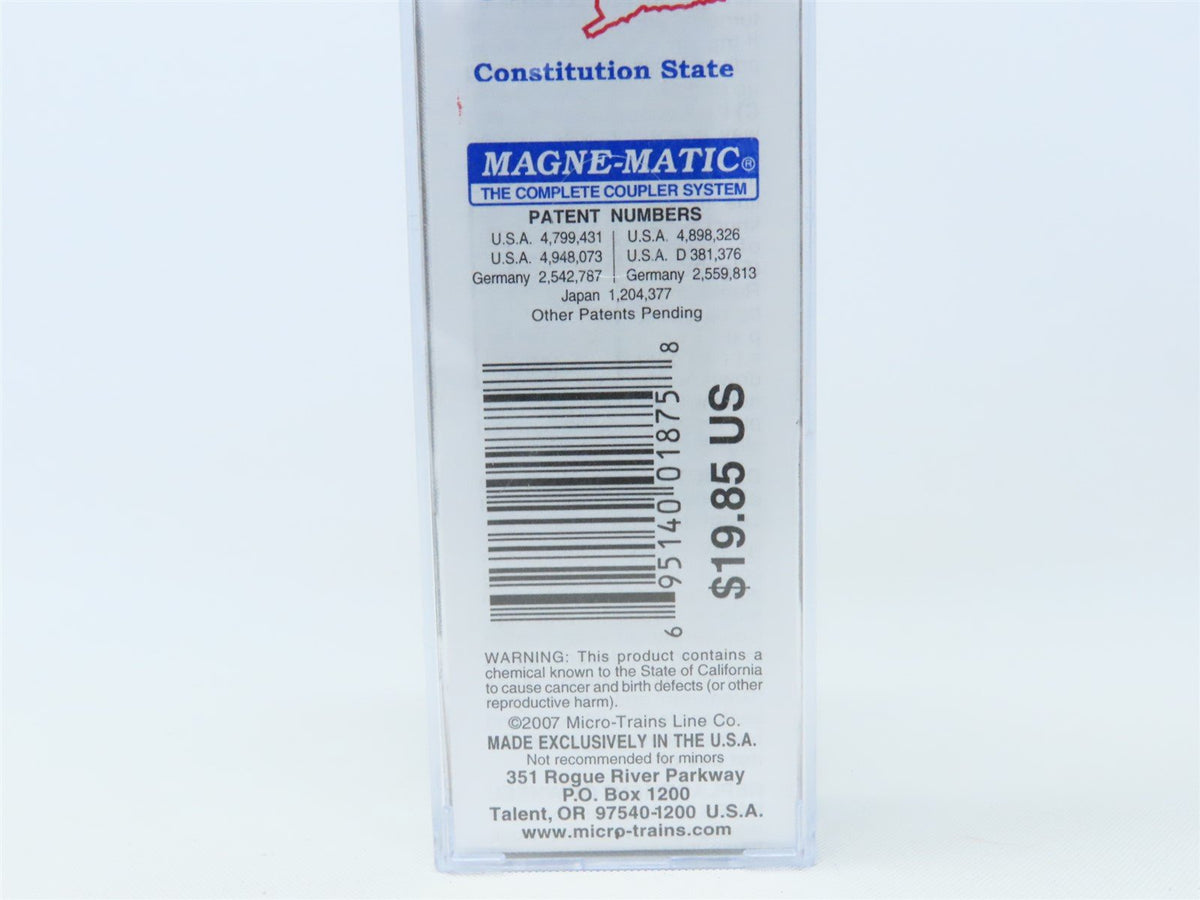 N Scale Micro-Trains MTL 02100412 CT Connecticut State 40&#39; Box Car #1788