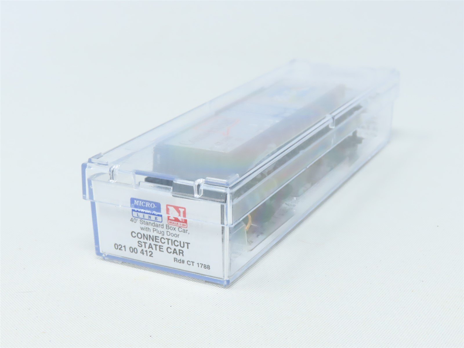N Scale Micro-Trains MTL 02100412 CT Connecticut State 40' Box Car #1788