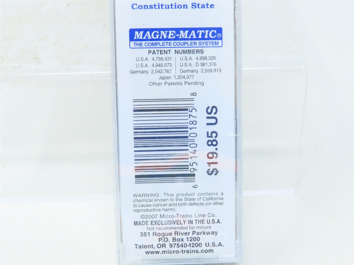 N Scale Micro-Trains MTL 02100412 CT Connecticut State 40&#39; Box Car #1788 Sealed