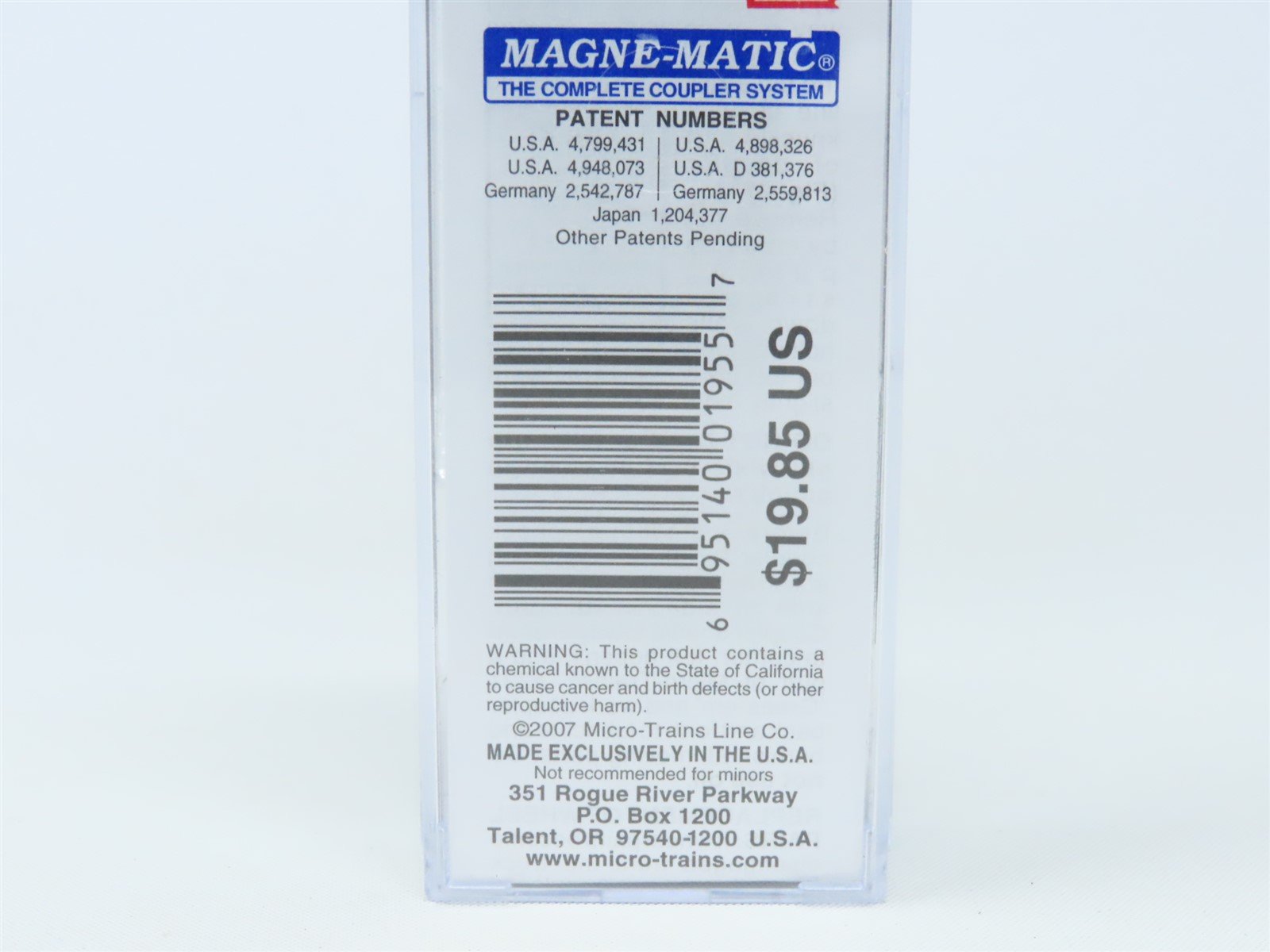 N Scale Micro-Trains MTL 02100414 DE Delaware State 40' Plug Door Box Car #1787