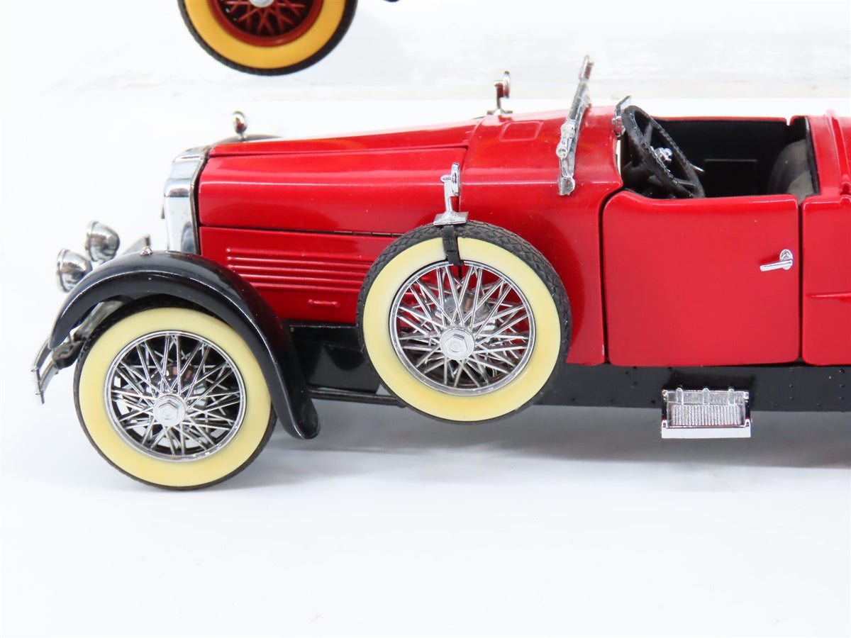1/24 Scale Franklin &amp; Danbury Mint 1927 &amp; 1928 Stutz Black Hawk Automobiles