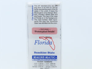 N Scale Micro-Trains MTL 02100397 FL Florida State 40' Plug Door Box Car #1845