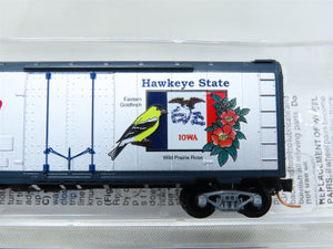 N Scale Micro-Trains MTL 21380 IA Iowa State 40' Plug Door Box Car #1846