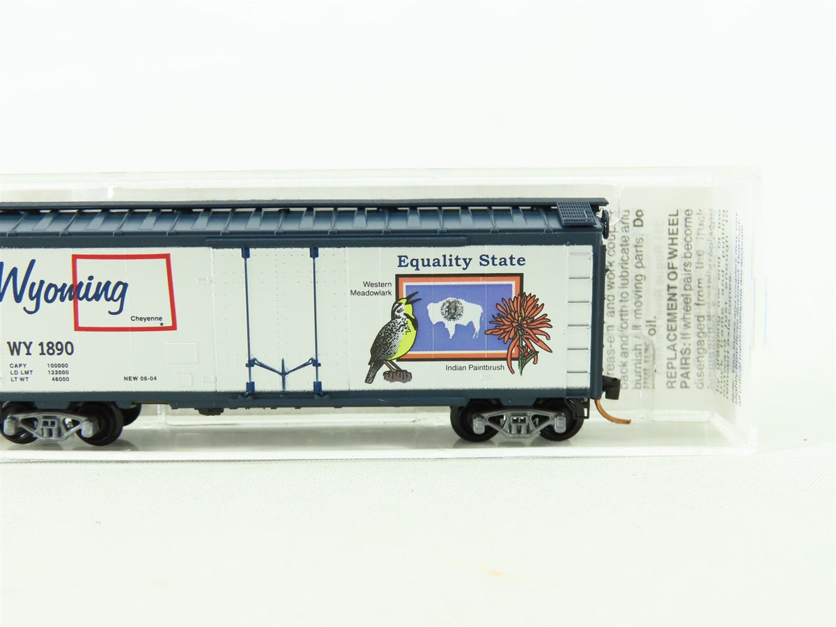 N Scale Micro-Trains MTL 21379 Wyoming State 40&#39; Boxcar #1890