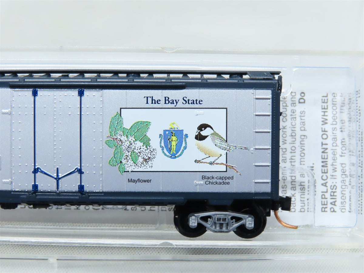 N Scale Micro-Trains MTL 21370 MA Massachusetts State 40&#39; Box Car #1788