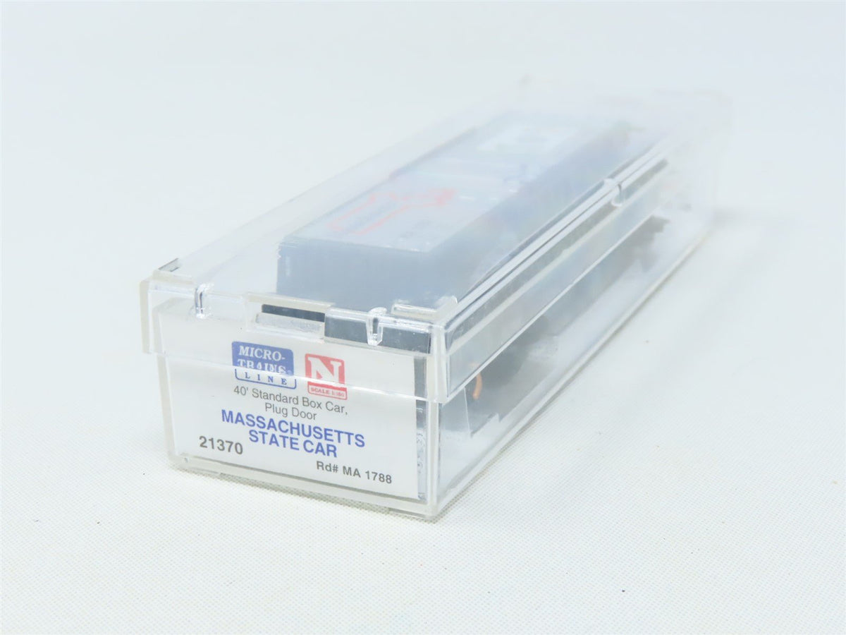 N Scale Micro-Trains MTL 21370 MA Massachusetts State 40&#39; Box Car #1788