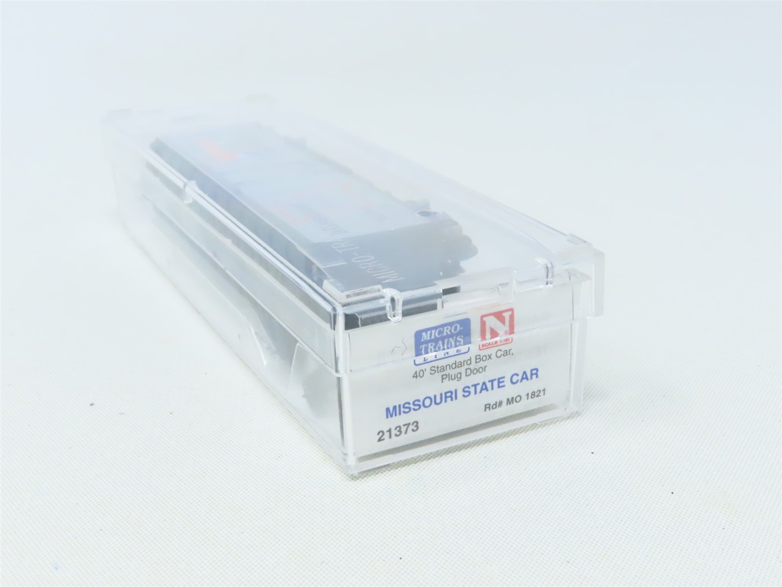 N Scale Micro-Trains MTL 21373 MO Missouri State 40' Plug Door Box Car #1821