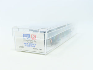 N Scale Micro-Trains MTL 21382 NJ New Jersey State 40' Plug Door Box Car #1787