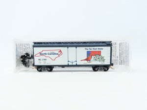 N Micro-Trains MTL 21350 NC North Carolina State 40' Plug Door Box Car #1789