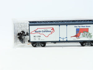 N Micro-Trains MTL 21350 NC North Carolina State 40' Plug Door Box Car #1789