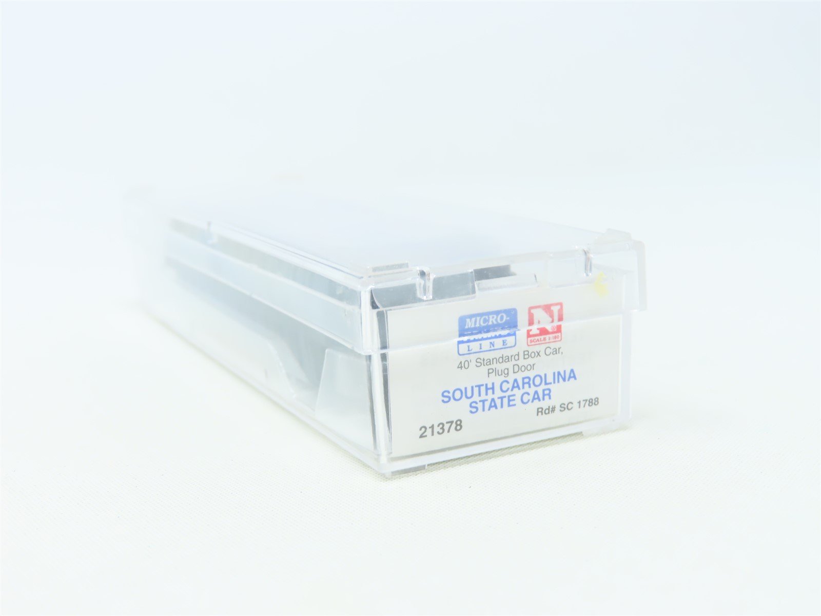 N Scale Micro-Trains MTL 21378 SC South Carolina State Plug Door Box Car #1788