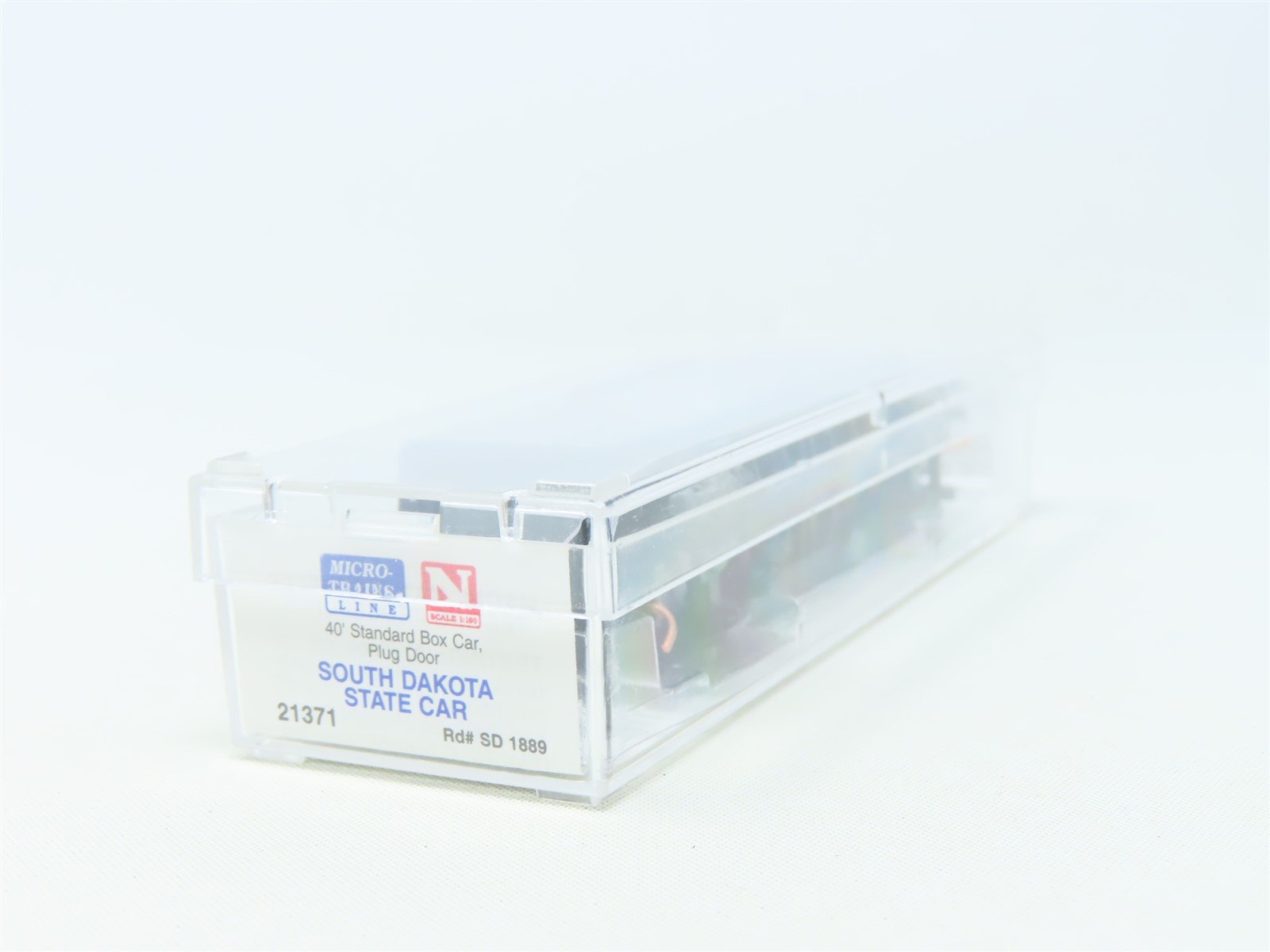 N Scale Micro-Trains MTL 21371 SD South Dakota State 40' Plug Door Box Car #1889