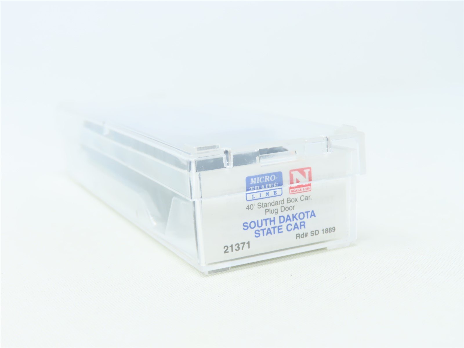 N Scale Micro-Trains MTL 21371 SD South Dakota State 40' Plug Door Box Car #1889