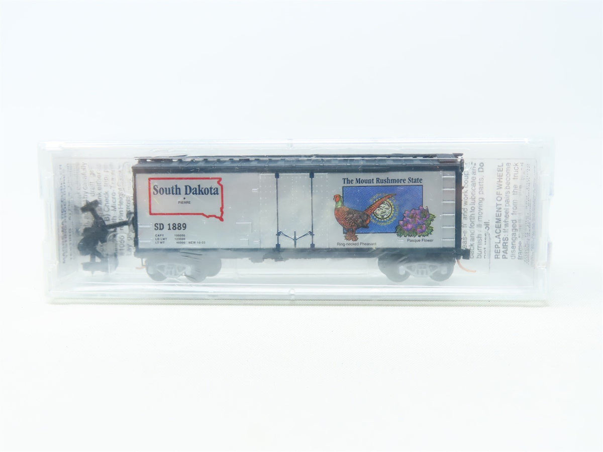 N Micro-Trains MTL 21371 SD South Dakota State &#39; Plug Door Box Car #1889-Sealed