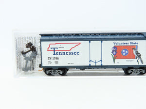 N Scale Micro-Trains MTL 0210039 TN Tennessee 40' State Plug Door Box Car #1796